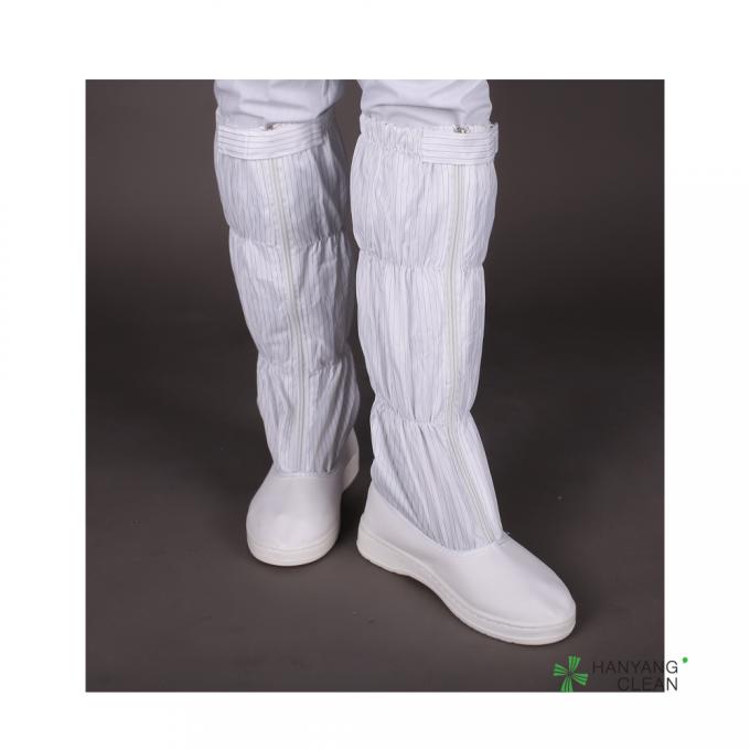 Antistatic esd cleanroom soft long boots PU booties esd safety shoe