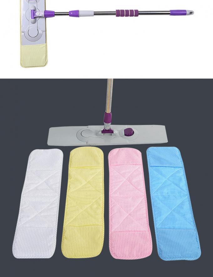 Industrial Adjustable Anti Static Floor Mops , Microfiber Dust Mop For