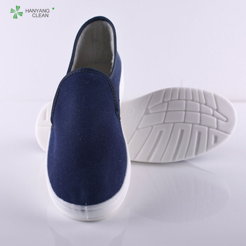 Cleanroom PVC anti slip sole esd blue shoe Lightweight