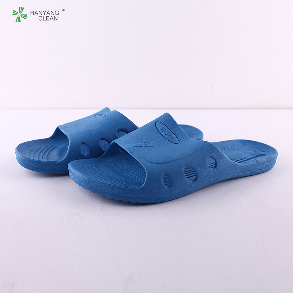 SPU esd cleanroom slippers/antistatic safety slipper/esd slipper for