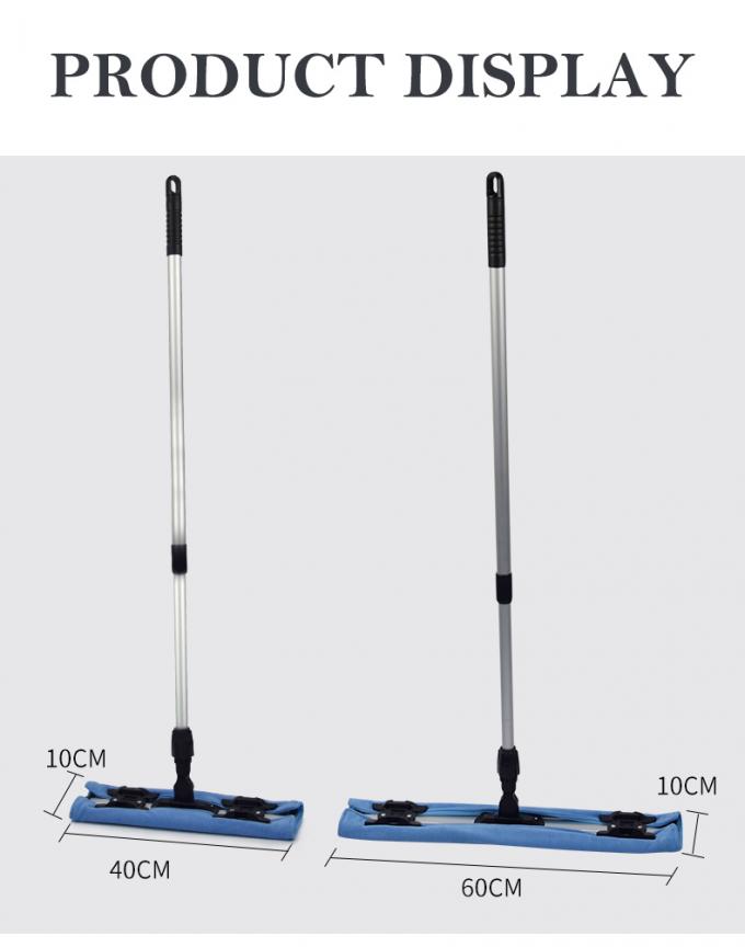 Cleanroom Flat Microfiber Mop Cloth Antistatic Industrial ESD For Cleaning
