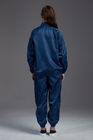 Electronic industry used Anti Static ESD Jacket and pants dark blue autoclaved sterilzd uniform