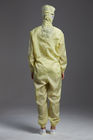 Autoclavable Anti Static Garments , Class 1000 Clean Room Jumpsuit CE Approved