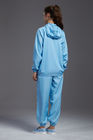 Blue Washable Clean Room Garments With Good Air Tightness High Performance