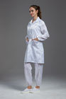Autoclave Two Pieces Clean Room Cloth , Anti Static Smock Customized Color