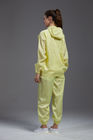 Hooded Clean Room Outfit With Performance Stable Over 100 Times Washing