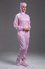 Safety Food Factory Uniform , Esd Bunny Suits Protective Clothing
