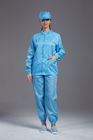 Multi Color Food Production Uniform With Zipper Stand Collar Jacket And Pants