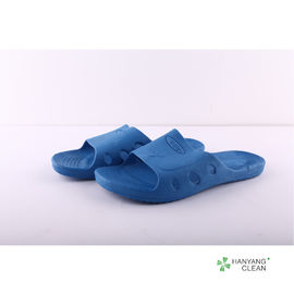 China Anti Slip Blue SPU Cleanroom Antistatic ESD Safety Slippers Sandals women and men rubber shoes factory