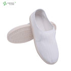 Stripe Canvas Anti Static Footwear Breathable With PVC Outsole Shoe
