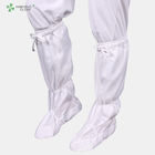Wholesale ESD Cleanroom electric booties soft-soled stripe cloth antistatic high Safety Boots