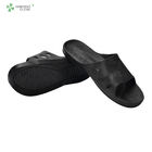 Work Place China Supplier Black Blue Cleanroom Antistatic SPU ESD Slipper