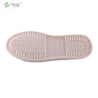 Autoclavable electronics factory cleanroom stripe canvas PVC outsole shoe breathable esd antistatic work shoes