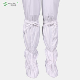 Wholesale Cleanroom antistatic esd shoe boots soft long booties white color suitable for cleanroom