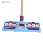 Durable Anti Static Mop , Industrial Flat Mops 90% -100% Dehydration Rate