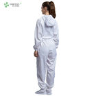 Washable Clean Room Coveralls Dust Free Sterilization Without Elastic Adjustment