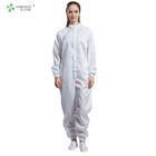 ESD 	Clean Room Garments Clean Room Coveralls Conductive Fiber With Dust Free Sterilization