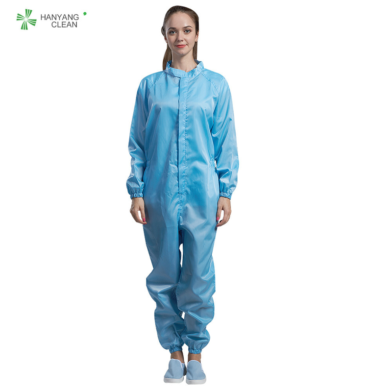 Pharmaceutical industry cleanroom anti static esd coverall jumpsuit autoclavable sterilization