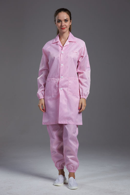 Class 100 Clean Room Coveralls Non - Toxic No - Radiation S-5XL Size