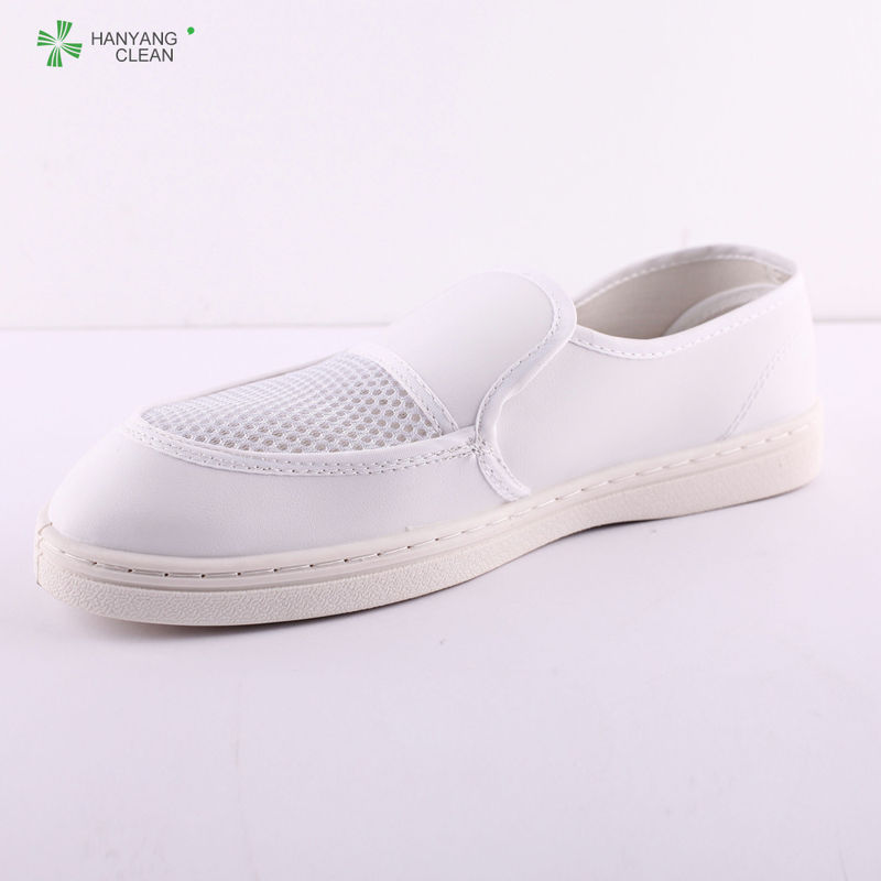 Breathable summer useds Anti static ESD cleanroom PVC mesh safety work design shoes