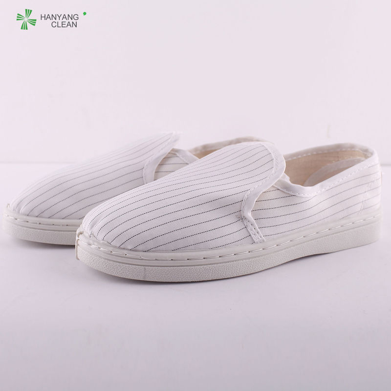 White Anti static ESD Cleanroom PVC Pharmaceutical Shoes
