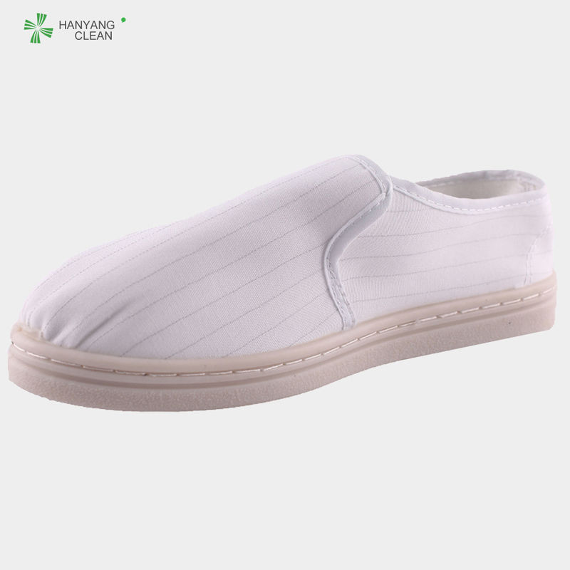 ESD Canvas / Leather Material Anti Static Shoes With Sterilization Of Heat-Resistant