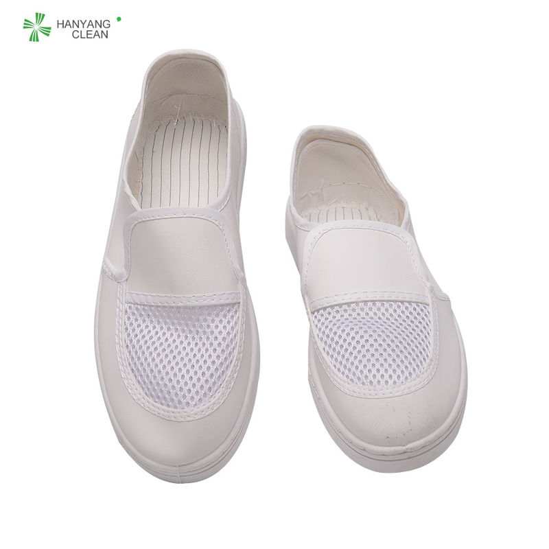 Anti Static Esd Mesh Food Industry Footwear With TC Canvas Upper