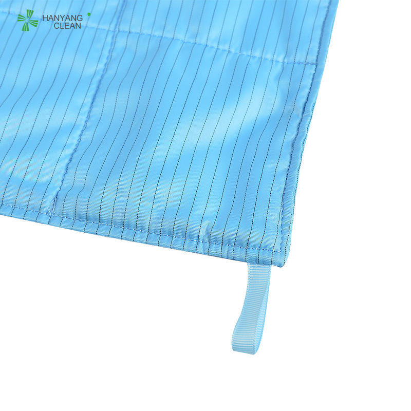 Anti Static ESD Wipe blue color with Microfiber for class 1000 or higher cleanroom