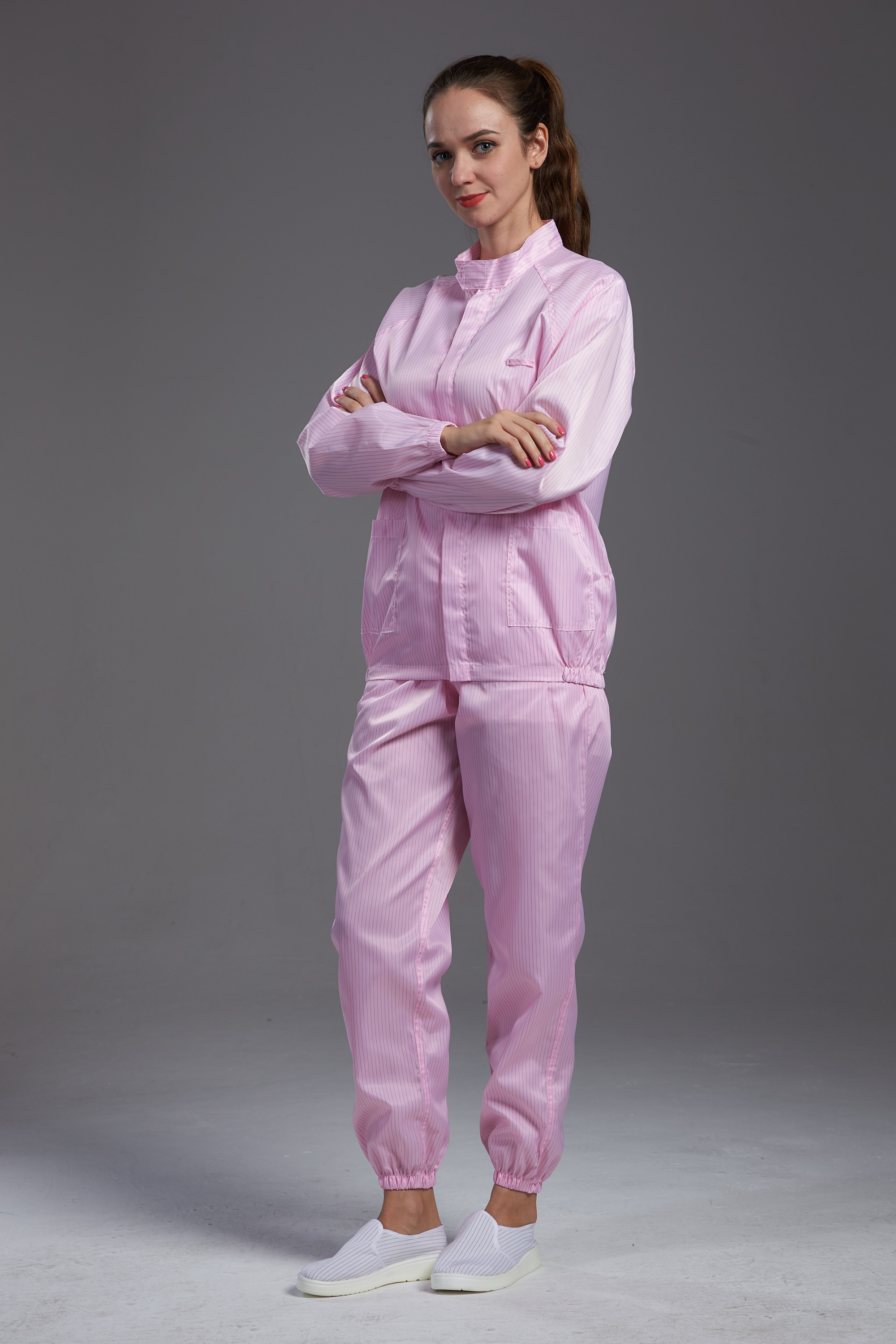 Various Color Clean Room Suit , Anti Static Apparel Protective Clothing