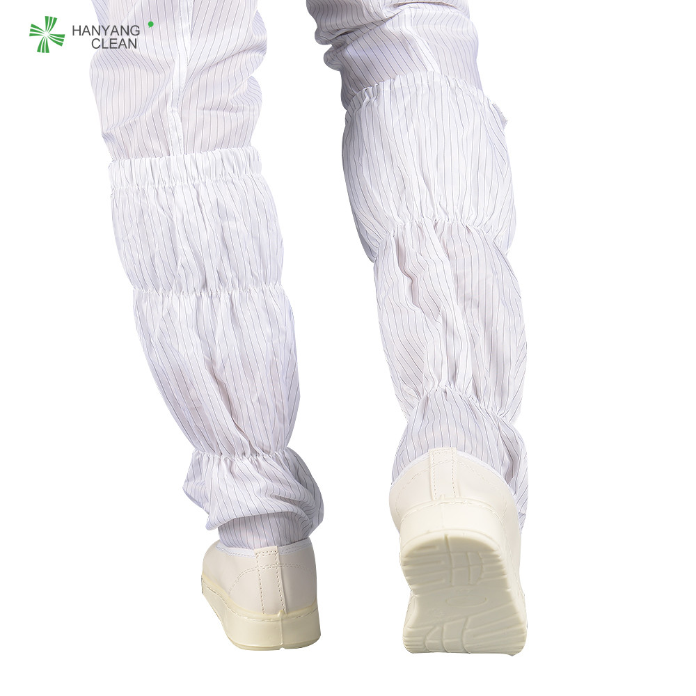 Antistatic esd cleanroom soft long boots PU booties esd safety shoe