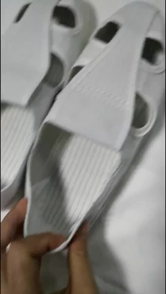 Cleanroom white unisex gender PVC sole antistatic esd lab shoe medical ...