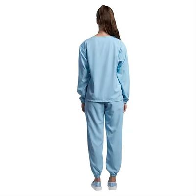 Reusable Autoclave ESD Cleanroom Garment Blue Static Dissipative for ...